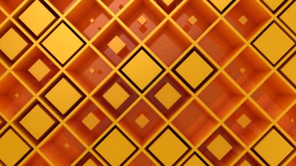 Contexte des boîtes. Fond abstrait, boucle 2 en 1, créé en 4K, animation 3d 