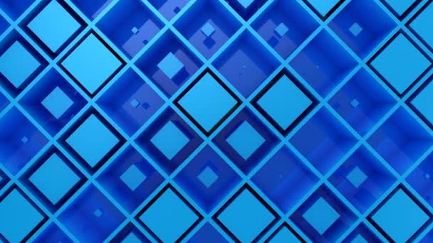 Contexte des boîtes. Fond abstrait, boucle 2 en 1, créé en 4K, animation 3d 