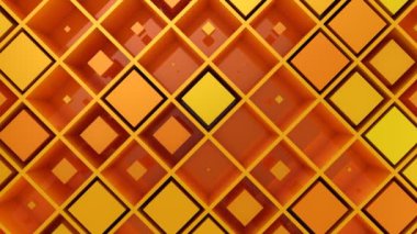 Kutularının arka plan. Soyut arka plan, 2 1, döngü, 4 k, oluşturulan 3d animasyon