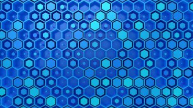 Altıgen yanarak bahislerin doğru arka plan. Soyut arka plan, 2 1, döngü, 4 k, oluşturulan 3d animasyon