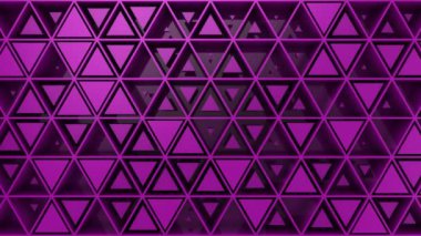 Üçgen arka plan. Soyut arka plan, 2 1, döngü, 4 k, oluşturulan 3d animasyon