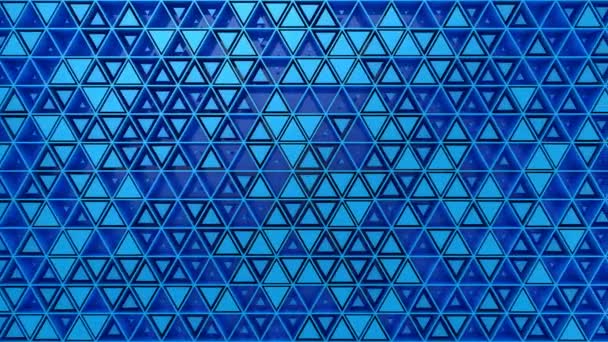 Hintergrund Von Dreiecken Abstrakter Hintergrund Loop Erstellt Animation — Stockvideo
