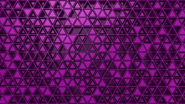 Background Triangles Abstract Background Loop Created Animation — Stock Video