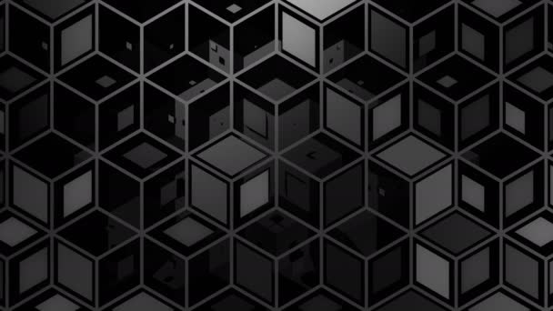 Background Rhombus Abstract Background Loop Created Animation — Stock Video