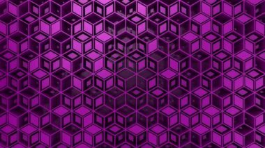 Rhombus'un arka planı. Soyut arka plan, 2'si 1,döngü, 4k, 3d animasyonda oluşturulmuş