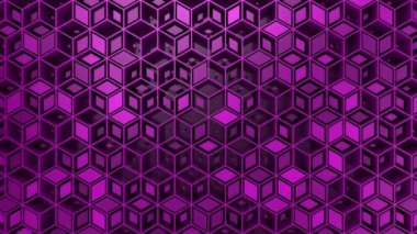 Rhombus'un arka planı. Soyut arka plan, 2'si 1,döngü, 4k, 3d animasyonda oluşturulmuş