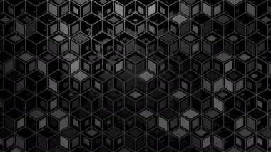 Rhombus'un arka planı. Soyut arka plan, 2'si 1,döngü, 4k, 3d animasyonda oluşturulmuş