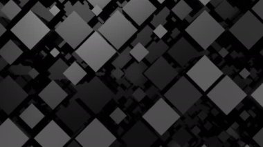 Kutularının arka plan. Soyut arka plan, 2 1, döngü, 4 k, oluşturulan 3d animasyon