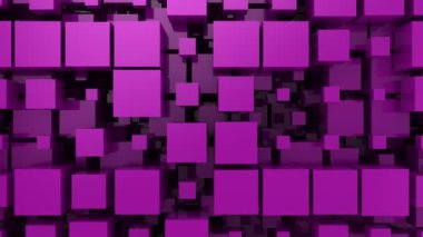 Kutularının arka plan. Soyut arka plan, 2 1, döngü, 4 k, oluşturulan 3d animasyon