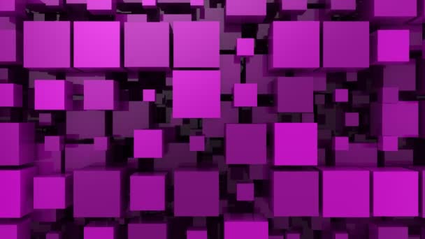 Background Boxes Abstract Background Loop Created Animation — Stock Video