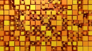 Kutularının arka plan. Soyut arka plan, 2 1, döngü, 4 k, oluşturulan 3d animasyon