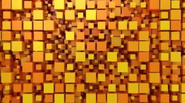 Kutularının arka plan. Soyut arka plan, 2 1, döngü, 4 k, oluşturulan 3d animasyon