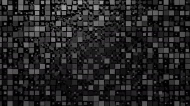 Kutularının arka plan. Soyut arka plan, 2 1, döngü, 4 k, oluşturulan 3d animasyon