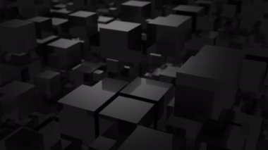 Kutularının arka plan. Soyut arka plan, 2 1, döngü, 4 k, oluşturulan 3d animasyon