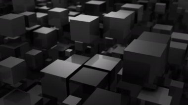 Kutularının arka plan. Soyut arka plan, 2 1, döngü, 4 k, oluşturulan 3d animasyon