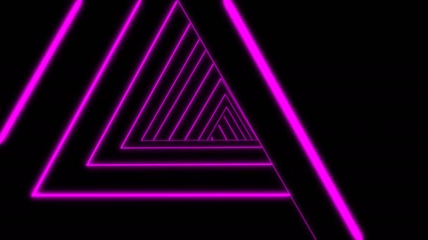 Déménagement dans le tunnel. Fond abstrait, boucle, créé en 4K, animation 3d