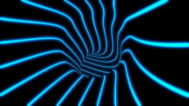 Déménagement dans le tunnel. Fond abstrait, boucle, créé en 4K, animation 3d