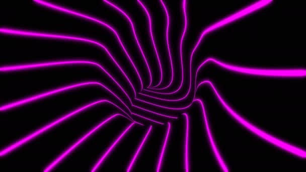 Déménagement dans le tunnel. Fond abstrait, boucle, créé en 4K, animation 3d