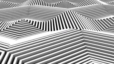 Altıgen yanarak bahislerin doğru bir dalga oluşur. Arka plan, loop, 4 k, oluşturulan 3d animasyon