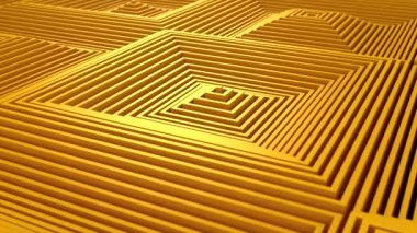 Kareler bir dalga oluşur. Soyut arka plan, 2 1, döngü, 4 k, oluşturulan 3d animasyon