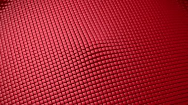 Kutular bir dalga oluşturur. Döngü arkaplan, 5 in 1, 3d görüntüleme, 4k çözünürlük