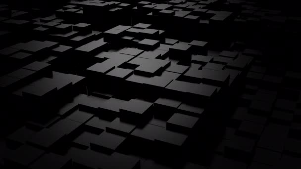 Antecedentes Dos Cubos Movimento Abstrato Loop Renderização Resolução — Vídeo de Stock