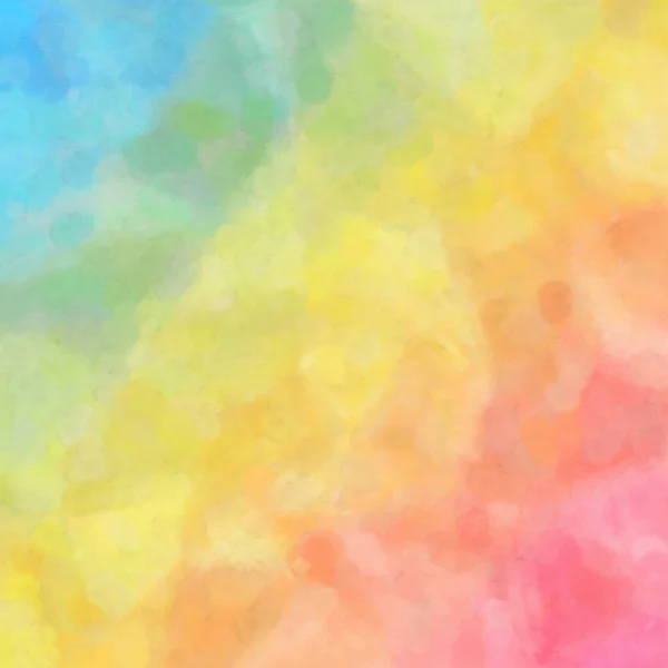 Rainbow Watercolor Gradient Background Colorful Digital Illustration Simulating True Watercolor — Stock Photo, Image