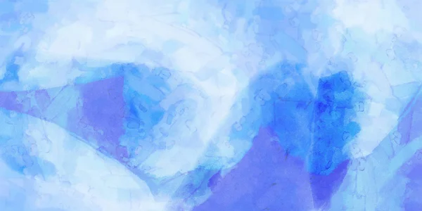 White Blue Purple Watercolor Gradient Background Colorful Digital Illustration Simulating — Stock Photo, Image