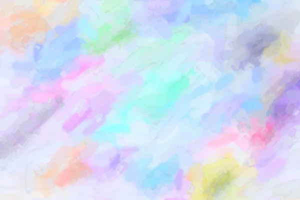 Multicolored Watercolor Gradient Background Colorful Digital Illustration Simulating True Watercolor — Stock Photo, Image