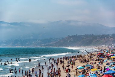 Santa Monica, Kaliforniya'daki plaj