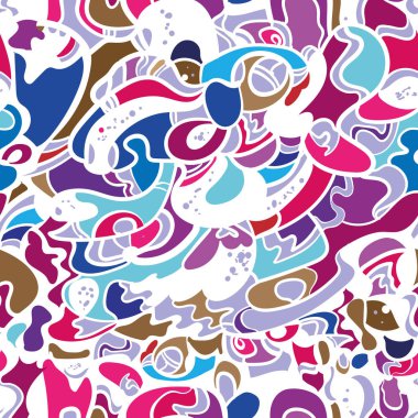 Geometrik şekillerin kusursuz arka planı. Tasarım için arkaplan vektör illüstrasyonu, paketleme, ağ, kart, arkaplan. 