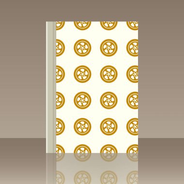 Araba tekerlek ve kitap. Yansıma ile nesnenin gerçekçi görüntü