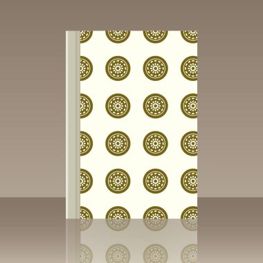 Araba tekerlek ve kitap. Yansıma ile nesnenin gerçekçi görüntü