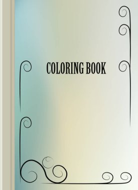 Boyama şablon vektör, broşür kapak sunu soyut geometrik arka plan, A4 boyutu gölge düzeninde afiş broşür el ilanı tasarımı