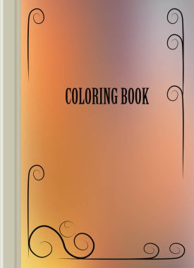 Boyama şablon vektör, broşür kapak sunu soyut geometrik arka plan, A4 boyutu gölge düzeninde afiş broşür el ilanı tasarımı