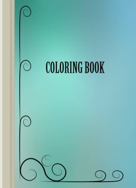 Boyama şablon vektör, broşür kapak sunu soyut geometrik arka plan, A4 boyutu gölge düzeninde afiş broşür el ilanı tasarımı