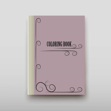 Boyama şablon vektör, broşür kapak sunu soyut geometrik arka plan, A4 boyutu gölge düzeninde afiş broşür el ilanı tasarımı