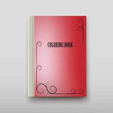 Boyama şablon vektör, broşür kapak sunu soyut geometrik arka plan, A4 boyutu gölge düzeninde afiş broşür el ilanı tasarımı