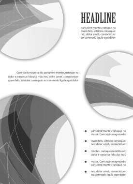 Afiş broşür afiş tasarım şablonu vektör, broşür kapak sunu soyut geometrik arka plan, A4 boyutu gölge düzeninde