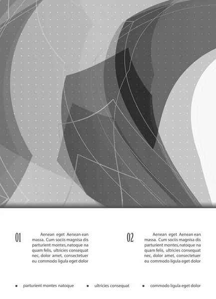 Вектор Дизайну Брошури Плакатів Презентація Обкладинки Листя Абстрактний Геометричний Фон — стоковий вектор