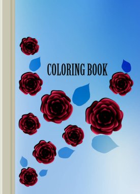 Boyama şablon vektör, broşür kapak sunu soyut geometrik arka plan, A4 boyutu gölge düzeninde afiş broşür el ilanı tasarımı