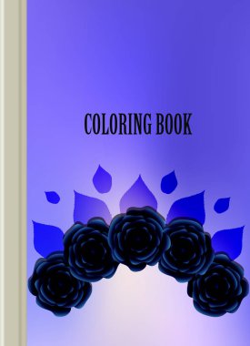 Boyama şablon vektör, broşür kapak sunu soyut geometrik arka plan, A4 boyutu gölge düzeninde afiş broşür el ilanı tasarımı