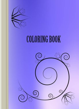 Boyama şablon vektör, broşür kapak sunu soyut geometrik arka plan, A4 boyutu gölge düzeninde afiş broşür el ilanı tasarımı