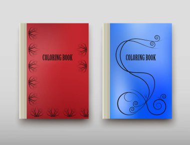 Boyama şablon vektör, broşür kapak sunu soyut geometrik arka plan, A4 boyutu gölge düzeninde afiş broşür el ilanı tasarımı