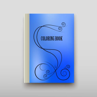 Boyama şablon vektör, broşür kapak sunu soyut geometrik arka plan, A4 boyutu gölge düzeninde afiş broşür el ilanı tasarımı