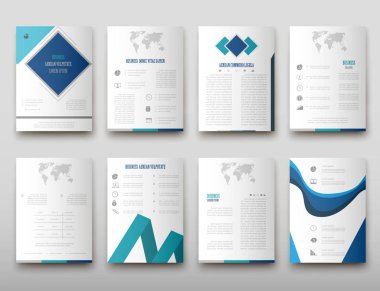 Afiş broşür afiş tasarım şablonu vektör, broşür kapak sunu soyut geometrik arka plan, A4 boyutu gölge düzeninde