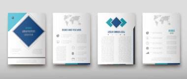 Afiş broşür afiş tasarım şablonu vektör, broşür kapak sunu soyut geometrik arka plan, A4 boyutu gölge düzeninde