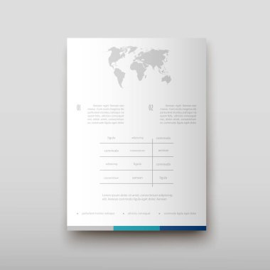 Afiş broşür afiş tasarım şablonu vektör, broşür kapak sunu soyut geometrik arka plan, A4 boyutu gölge düzeninde