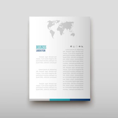 Afiş broşür afiş tasarım şablonu vektör, broşür kapak sunu soyut geometrik arka plan, A4 boyutu gölge düzeninde