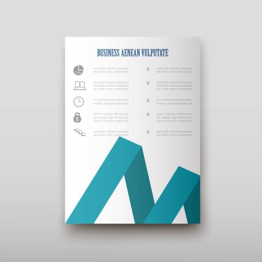 Afiş broşür afiş tasarım şablonu vektör, broşür kapak sunu soyut geometrik arka plan, A4 boyutu gölge düzeninde
